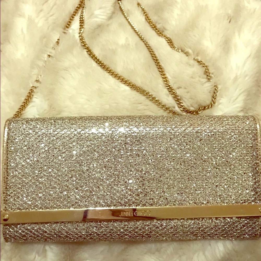 Jimmy choo clutch unused worth $900